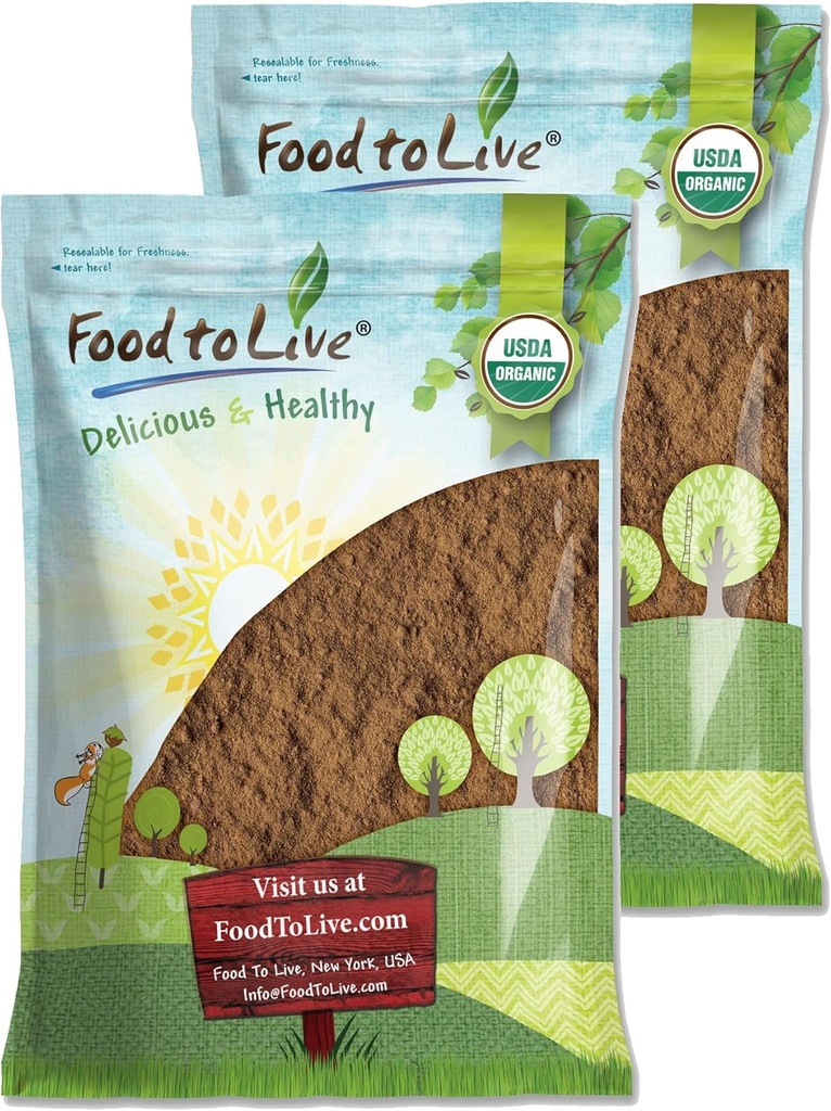 オーガニックレッドレイシマッシュルームパウダー、12ポンド - すべての天然ビーガン免疫とホリスティックウェルネスのためのスーパーフード。 酸化防止剤および栄養素包装で豊富。 非GMO。 100%純粋な。 スムージーに最適です。 コザール