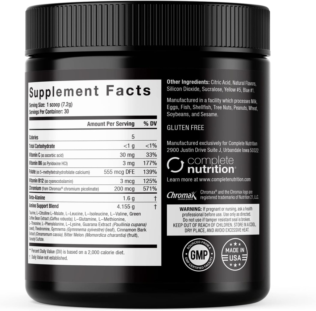 エリートGolEliteの金のアミノのUptake、緑のAppleのアミノ酸の補足、増加エネルギー、サポート筋肉回復、ベータAlanine、LのCitrulline、(30のサービング)