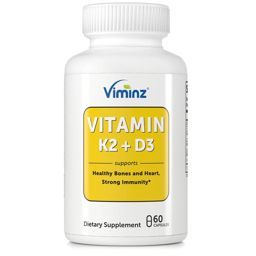 ビタミンD3/K2-5,000 IU (125 mcg) - 60カプセル - 健康な骨及び中心、強い免除を支えて下さい
