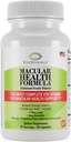 EyeScience Macular Health Formula Advanced Ocular Vitamin - Lutein、Zeaxanthin、Billberry、ビタミンC、D、E、およびB6(30日の供給)を含む