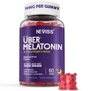 Melatoninは大人のための10mg 20mg、20mg、Ashwagandha、マグネシウムのGlycinate、GABA、L-theanine、Valerianの根およびレモン バルム、残りのサポート補足、ブドウの味、60のCtsをGrapeの製粉します