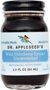 Dr. Appleseedの野生のエルダーベリーのエキスは最高の強さ720mgの子供+大人の毎日の免疫の補足の医者-によって形成される科学背部の純粋なビーガン25の日の供給– 2 Fl Ozを甘やかす