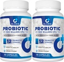 300ビリオンCFUプロバイオティクス、3有機プレバイオティクス、女性と男性のためのプロバイオティクス、消化器用毎日のサプリメント、免疫、腸および閉塞健康、保存安定性、ビーガン、120カウント