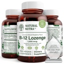 自然な Nutra のビタミン B12 の補足、エネルギー レベルを高めるのを助けて下さい、健康な神経系のための本質は、気分及び精神的な健康、サポート心血管システム、100 の Lozenges を改善するのに役立ちます