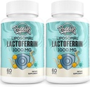 Liposomalの牛のLactoferrin 1000のmg -大人のための鉄の吸収及び免疫機能Lactoferrinの補足、60のSoftgels (2のびん)