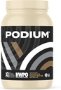 Podium Nutrition x HWPO Training Whey Protein Powder, チョコレートピーナッツバター, 20g タンパク質/消化酵素, 乳清タンパク質隔離剤, グルテンフリー & 大豆フリー, 低炭水化物&砂糖, 25 サービング
