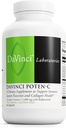 DAVINCI Labs Poten-C - Support Immune System Function & Collagen Health* - Vitamin C, Calcium, Magnesium, Zinc, Potassium, Manganese & Bioflavonoids - Vegetarian - Gluten-Free - 90 Tablets