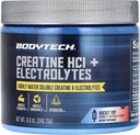 BODYTECHのクレアチンHCl +電解液は、非常に水溶性およびバイオ利用できるロケットポップ(8.8 oz./75のサービング)を粉にします