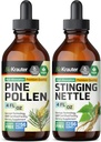 BIO KRAUTER パイン Pollen Tincture 4 Fl. Oz. & Stinginginging Nettle Tincture 4 Fl. Oz.