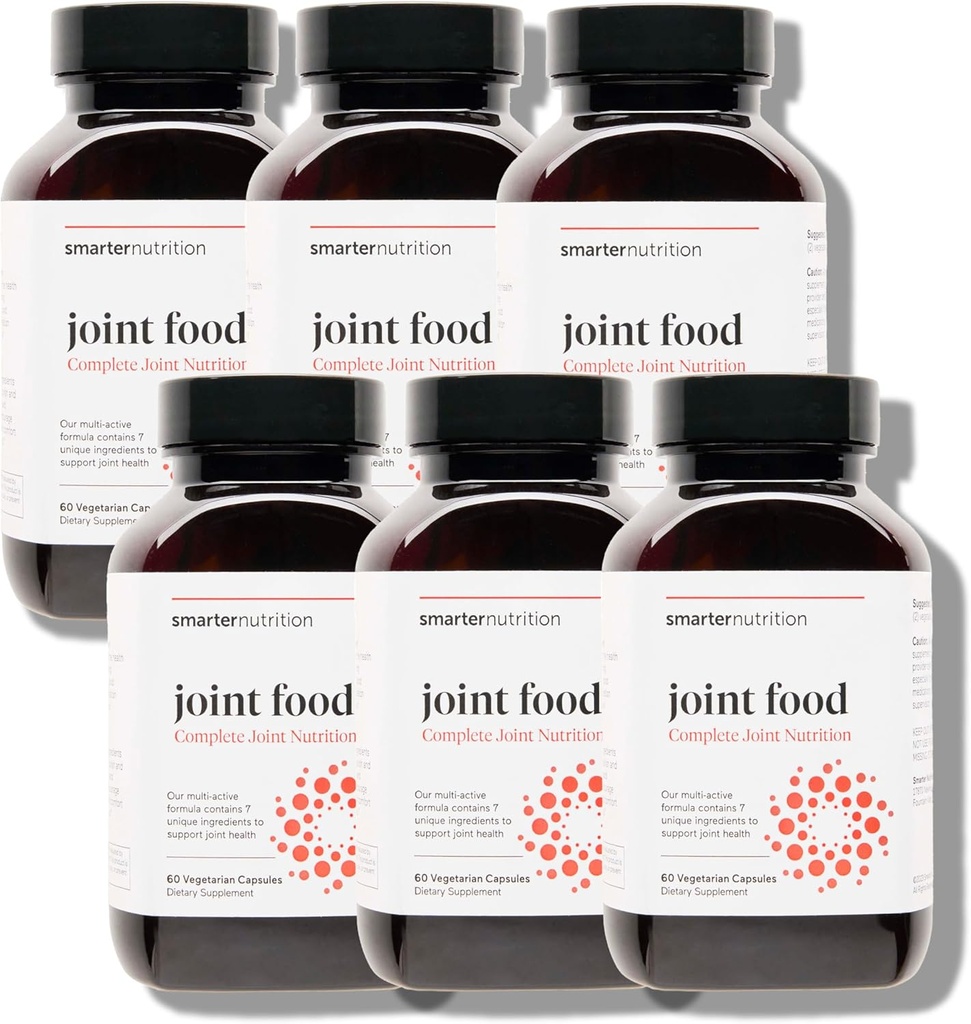 SMARTERNUTRITIONの共同食糧-潤滑及び移動性を支える全食糧接合箇所の補足-コラーゲンのタイプII、MSM、ビタミンC、ターメリック、Bromelain - 6のパック[180日の供給]と公式に---
