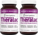 マスターサプリメント粒状Theralac - 1.05 oz, 2のパック - 最適な腸の健康のためのマルチストレインプロバイオティックパウダー - 子供のための偉大な人 - ビーガン, グルテンフリーグルテンフリー - 80 合計サービング