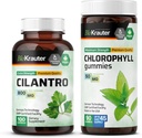 BIO KRAUTER Cilantro 100 Capsules & Chlorophyll 90 Gummies