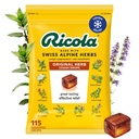 Ricolaの元のハーブの咳の低下、115の計算、咳の抑制剤及び自然な源にされたメントール、咳及び喉の苛立ちの救助のための草の好みを緩和する脅威