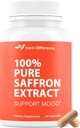 Saffronは88.5mg - 100%の純粋なサフランのエキスのカプセル-気分、目及びエネルギー サポート-米国で作って下さい