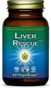 HealthForce SuperFoods Liver Rescue - 自然な肝臓のクレンジング - 乳牛とタンポポロンの根付き - グルテンフリー&ビーガン - 60カプセル