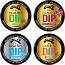 ニューティーザハーブエナジーポーチミックス(4パック)ペパーミント - トロピカル - クールミントチルバンギングブラックチェリー