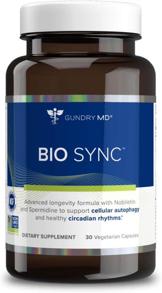 Gundry MD® Bio Sync は昼間のエネルギー、サポート焦点および記憶のための補足を* - (30 のサービング)支えます