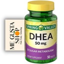 春の谷DHEAのタブレット、50のmg、50の計算はPillのオルガナイザーを含んでいます