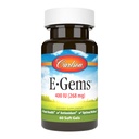 Carlson Labs E-GemsナチュラルビタミンE、400 IU、60 Softgels