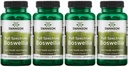 Swanson Double Strength Boswellia-Herbal Supplement Promoting Joint Support-Ayurvedic Herb for Joint Flexibility & Mobility Support-Made w/Boswellia Serrata Resin-(60 Capsules, 800mg Each) 4 Pack