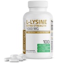 Bronson L-Lysine Extra Strength 1000 MG/タブレット高効力、免疫サポートとサポート コラーゲン合成、非GMO、100 ベジタリアンタブレット