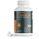 BronsonのビタミンD3 10,000iu (250mcg)健康な筋肉機能および免疫サポート、非GMO、360のタブレットのための1年の供給