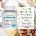 Transformation The Genesis of Good Health Enzyme Transbiotic Probiotic Supplement, Advanced Formula for Gut Flora Balance, GI Tract, Health Benefits, High Potency Prebiotic & Probiotic Blend, Non-GMO