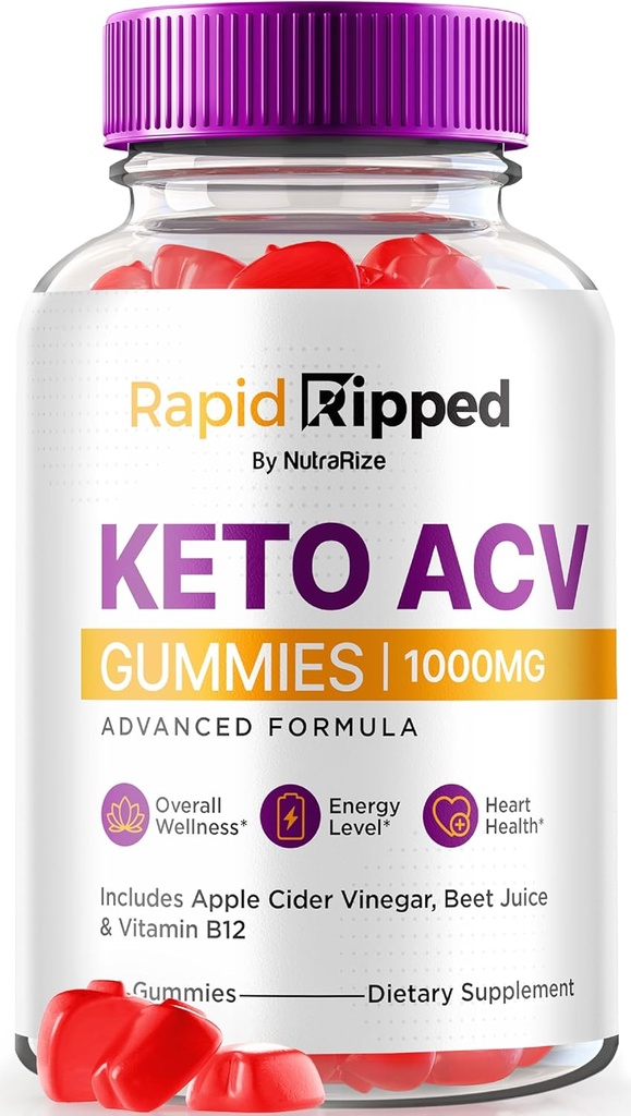 NutraRize 急上昇した Keto ACV のグミー、Keto + ACV 1000 MG、すべての自然な Apple のサイダー ヴィネガーのギーミーの丸薬、ACV の最高の強さの Keto のビタミン、レビュー(60 のグミー)