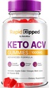 NutraRize Rapid Ripped Keto ACV Gummies, Keto + ACV 1000 MG, All Natural Apple Cider Vinegar Gummy Pills, Maximum Strength Keto Vitamins Plus ACV, Reviews (60 Gummies)