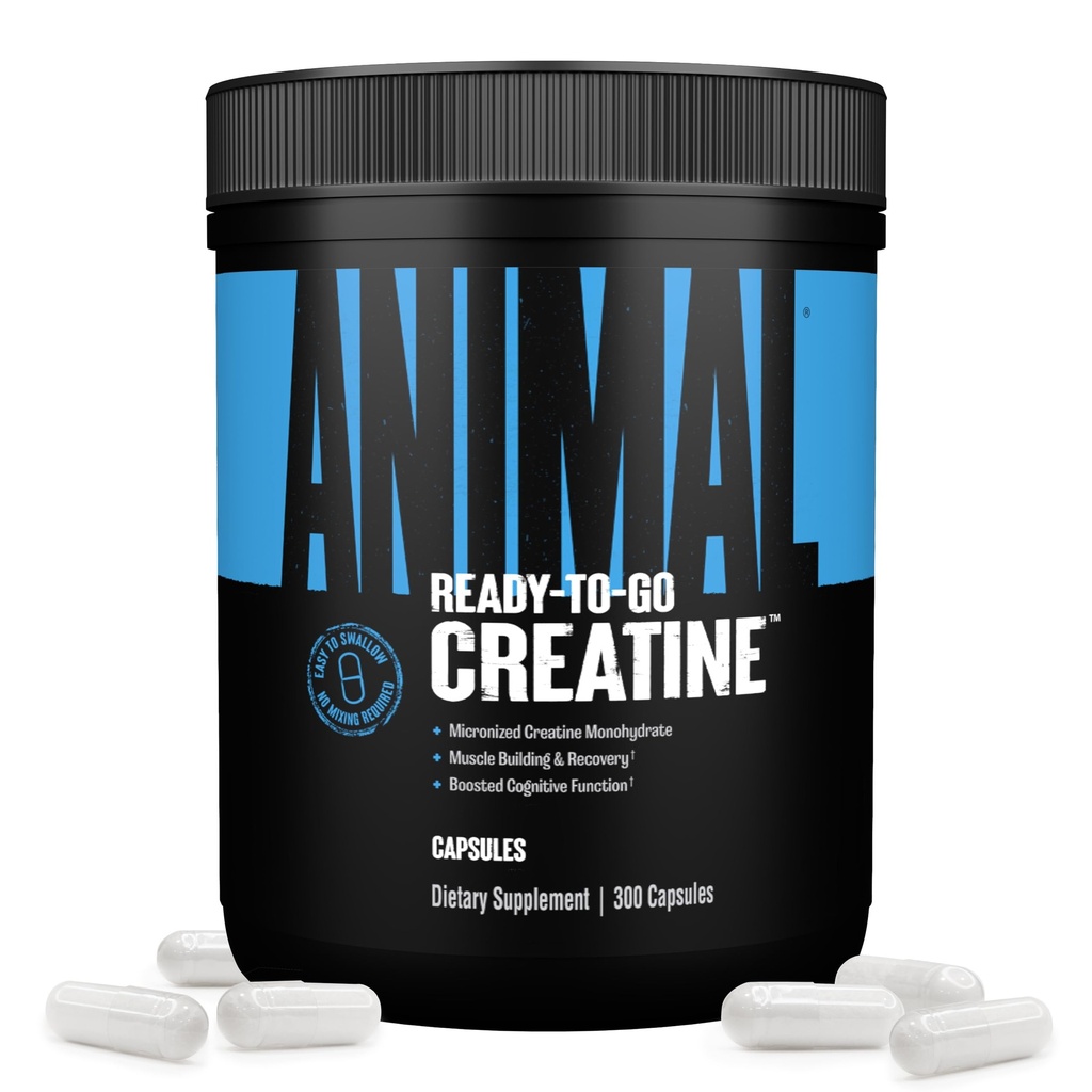 動物によって微粉にされるクレアチンの Monohydrate のカプセル - 300 の帽子、筋肉成長、持久力、APP の生産、認知機能、強さ、回復および遅れ筋肉疲労を支えるサービングごとの 2500mg