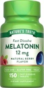 Nature's Truth Melatonin 12 mg | 150錠 | クイック・ディスソルブ | ナチュラルベリー・フレーバー | ヴィーガン・非GMO・グルテンフリー 大人のサプリメント