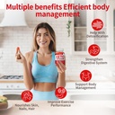 Keto ACVグミー、グルテン&砂糖無料Apple Cider Vinegarサプリメント男性&女性 - 180グミー(1500mg-3パック)