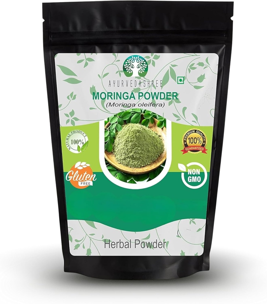 Moringaの葉の粉200 Gm I Moringa Oliferaの粉Iの実験室は純度のためにテストしました I 非GMO I GMPはIのビーガンを証明しました
