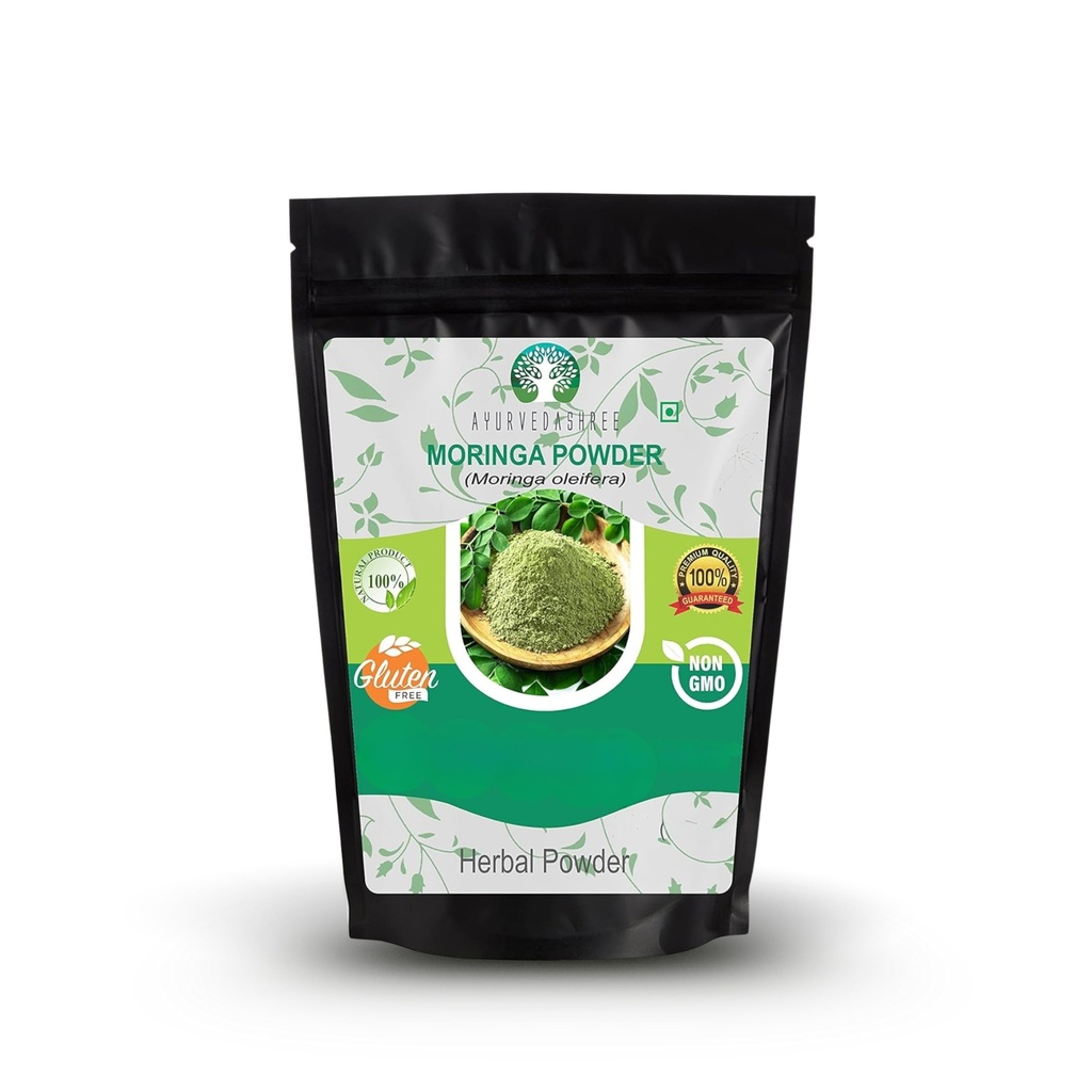Moringaの葉の粉200 Gm I Moringa Oliferaの粉Iの実験室は純度のためにテストしました I 非GMO I GMPはIのビーガンを証明しました