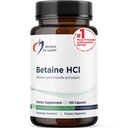 Pepsin - 750mg Betaine Hydrochloride + Protein Digestive Enzyme - 消化機能をサポートするための非GMOサプリメント(120カプセル)