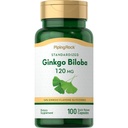 パイピングロック ジンクゴ ビルバ サプリメント 120mg | 100 カプセル | 標準化エキス | 非GMO、グルテンフリー