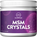 MRM Nutrition MSM Crystals | Pure Bioavailable Sulfur Powder for Joint Health, Hair, Skin, and Nails Support | Vegan Crystal Supplement | 200 Servings