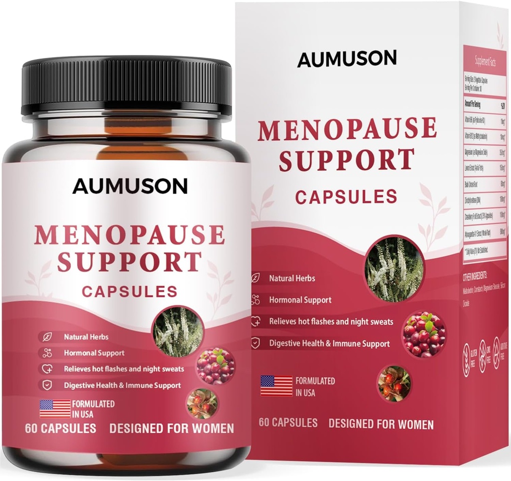 女性のためのMenopauseサポート カプセルのためのビタミン - ハーブ12-in-1-のホルモンのバランスは黒いCohosh、Ashwagandha、DIM、マグネシウム、Chasteberry、B6、B12-および新しい方式でより