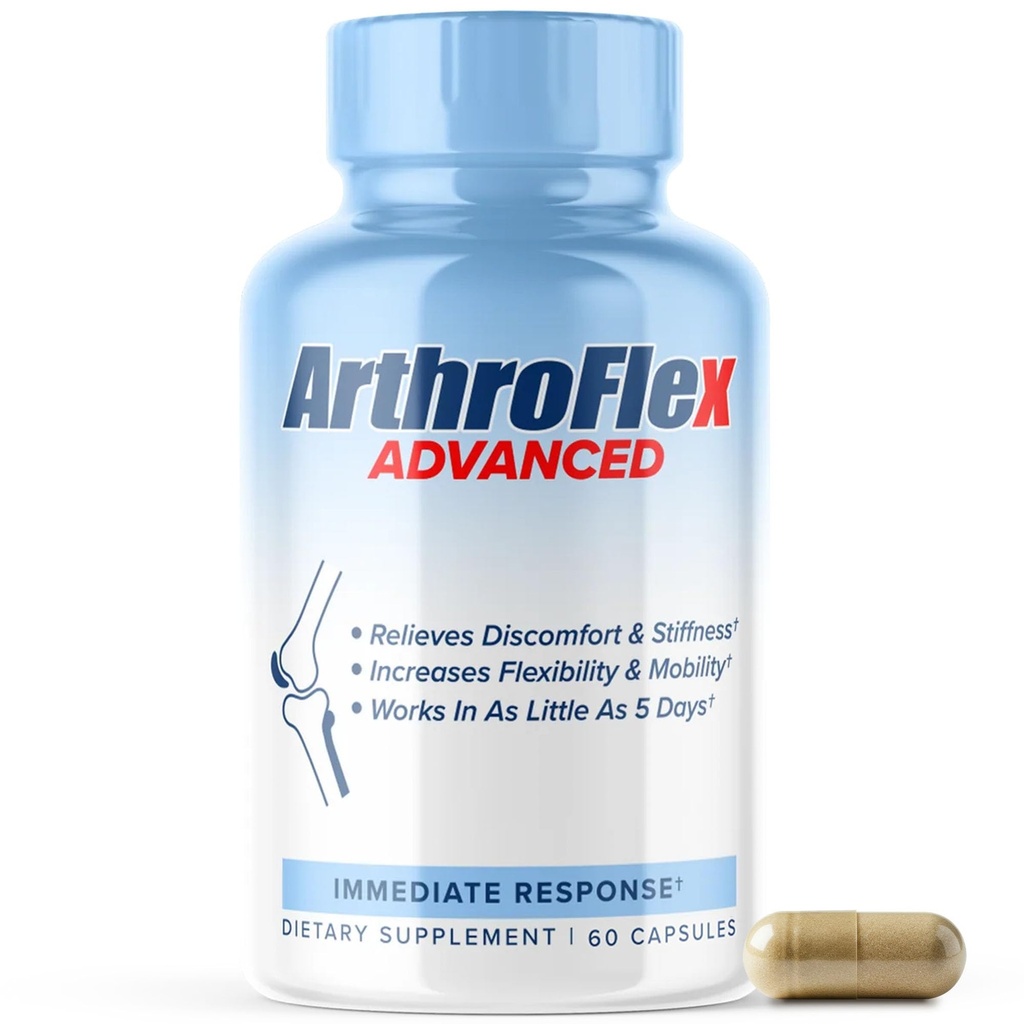 MAXLIFE NATURALS ArthroFlexアドバンストジョイントヘルスサプリメント - 60カプセル - 女性と男性のためのバイタルジョイントサプリメント、II型コラーゲン軟骨サプリメント、米国ヘルスケアサプリメント製
