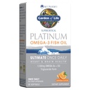 生命の庭南Supercriticalプラチナオメガ3魚油の補足 - オレンジ、30 Softgels、究極の1回毎日魚油オメガ3ハート&脳の健康、1100mgオメガ3 + 1,000 IUビタミンD3