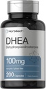 ホアハチ DHEA 100mg | 200カプセル | 男性と女性のためのサプリメント | 非GMO、グルテンフリー