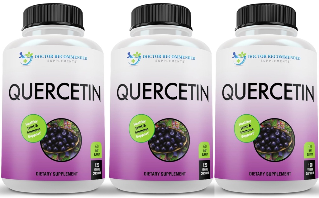 ドッカーは、サービングごとのサプリメントの量子1000mg - (Vegan、非GMO) (120ベジギーカプセル、パック3)