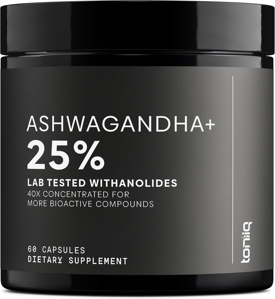 Ashwagandha - 超高い効力40:1 25%のwithanolidesのエキス-インドで収穫される野生-非常に集中された及び第三者の実験室は- 60のカプセル----を検査しました
