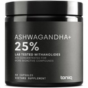 Ashwagandha - 超高い効力40:1 25%のwithanolidesのエキス-インドで収穫される野生-非常に集中された及び第三者の実験室は- 60のカプセル----を検査しました