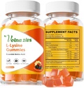 L-Lysineグミー1000mg、大人のためのChewableリジンサプリメント、コールドソア*治療のための砂糖無料リジン、ビタミン、皮膚および唇の健康と免疫サポート*、ビーガン、非GMO、60カウント