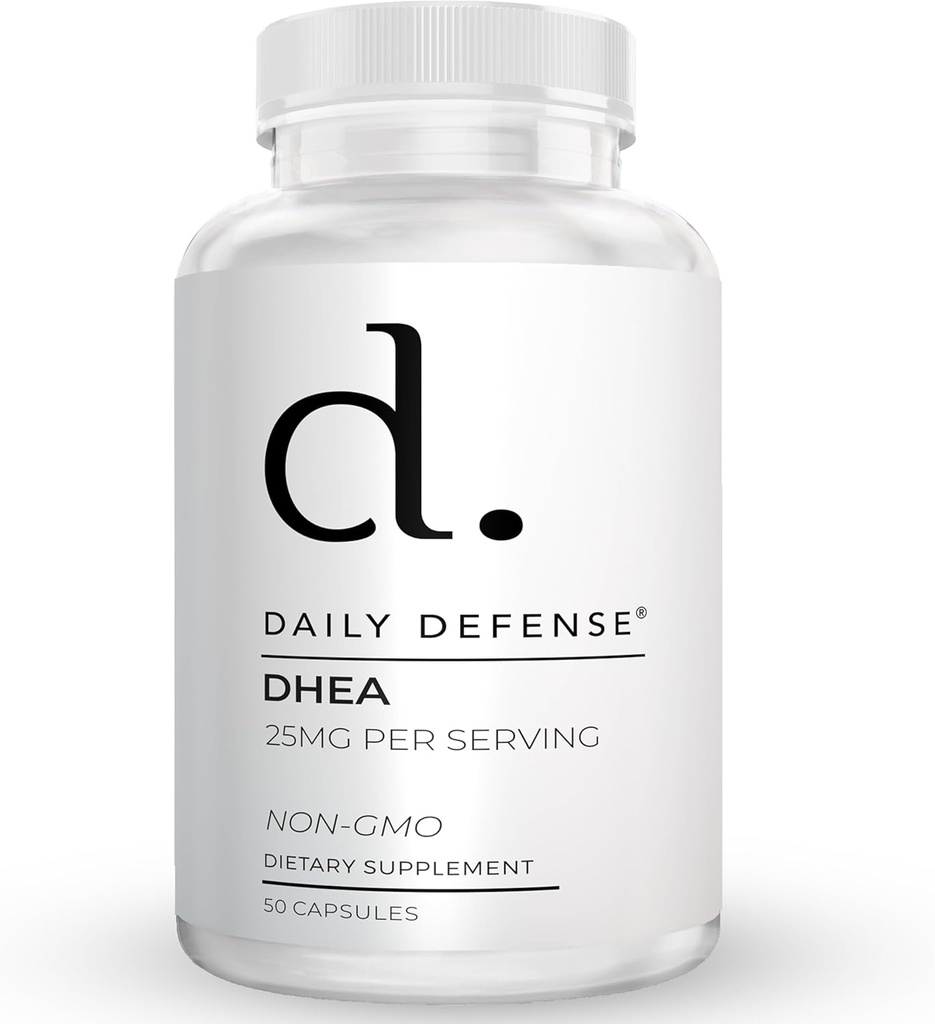 女性のための純粋なDHEA 25mg & 男性のためのDHEAサプリメント - ちょうどバイタリティ、エネルギーブースト、および気分のサポートのためのDHEAビタミンの正しい用量 - カプセルあたりDHEA 25mg - 50カプセル