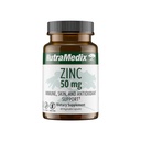 NutraMedix亜鉛50mg - 健康な免疫の防衛、皮膚の健康および酸化防止サポートのためのサプリメント - 免疫の健康のための亜鉛を消化しやすい(60カプセル)