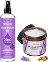 Topical Magnesium Lotion&Spray for Leg Cramps and Sleep,Nighttime Magnesium Cream for Pain,Muscle Relaxation,Calm,Deep Hydration for Body & Skin Care - Natural and Safe for Kids