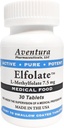 ELFOLATE® 7.5mg L-Methylfolateメチルの葉酸塩のMethylfolateの医学の食糧補足の専門の強さの活動的な純粋なPotent 30のタブレット