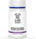 Trans-Resveratrol - 60 500mg Capsules - 3rd Party COA Provided with Every Lot# - Pure Resveratrol - No Fillers